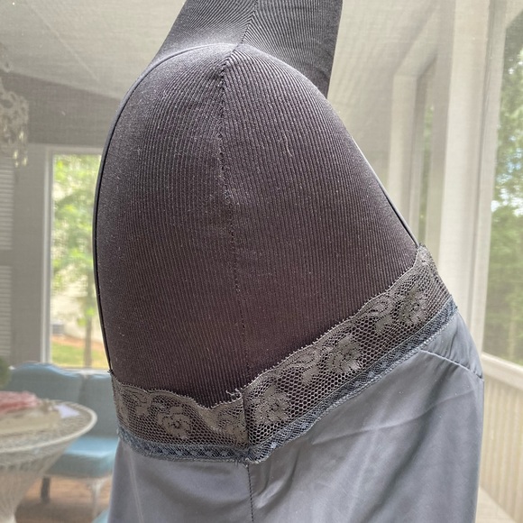 Vintage 60s Iris Lingerie Black Lace Lingerie Slip - Picture 5 of 12